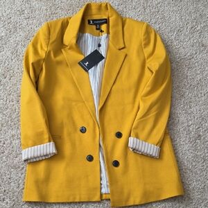 Jules & Leopold Mustard Blazer